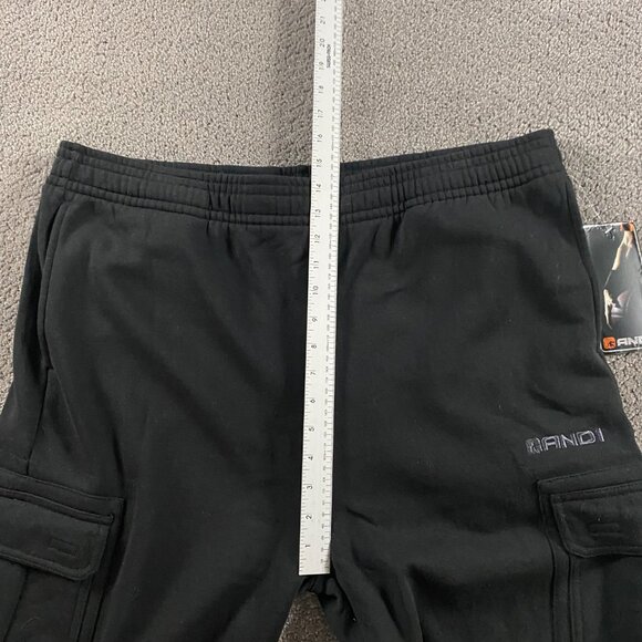 NWT Vintage And1 Sweatpants Men's 2XL Double Team Fleece Cargo Joggers Pants Y2K - Picture 13 of 16